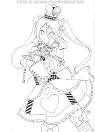 Download queen of hearts stock vectors. Queen Of Hearts Artline By Kurama Chan On Deviantart
