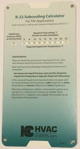 trane superheat and subcooling calculator chart