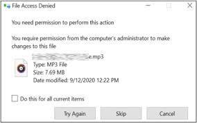 As you use your computer, junk files (from files left over after system updates and files lying in your recycle bin to files in your internet browser's. Why Am I Receiving The File Access Denied Error When I Try To Delete Files From My Vault M50 The Bluos Support Crew