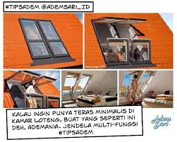 Keberadaan loteng bisa mendinginkan suhu. Adem Sari No Twitter Kalau Ingin Punya Teras Minimalis Di Kamar Loteng Buat Yang Seperti Ini Deh Ademania Jendela Multi Fungsi Tipsadem Http T Co 9r0slnqpad