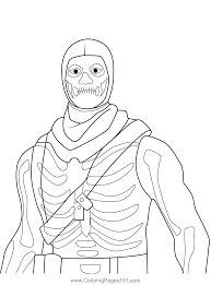 Fortnite battle royale is a web based game by epic games, in which various players are dropped on an island to battle one another. 4 Skull Trooper Fortnite Coloring Page For Kids Free Fortnite Printable Coloring Pages Online For Kids Coloringpages101 Com Coloring Pages For Kids