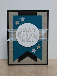 1st birthday pop up cards. Masculine Birthday Card Blue By Cmk7471 Cards And Paper Crafts At Splitcoaststampers Homemade Birthday Cards Masculine Birthday Cards Handmade Birthday Cards