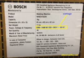 Watts are a measurement of how many joules of work can be done in one second and are commonly used to indicate how much power an electrical device uses. Washing Machine Wattage Power Consumption Power Saving Tips
