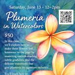 Paint a Plumeria in Watercolors