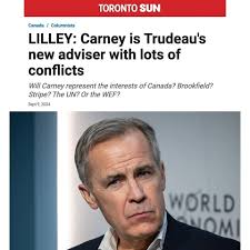 Carbon Tax Carney is preparing to take over Canada. But who is he really  working for? The multinational billionaires' club? Is that why he wants to  shut down our resource sectors and