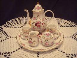 Victoria S Garden Complete China Tea Set Great For A Tea Party Bonus Mini Spoon Glass Just Reduced Tea Party Tea Party Setting China Tea