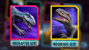 Inspired by jurassic world alive mobile game. New Indoraptor Gen2 Indominus Rex Gen2 Update 1 9 Info Jurassic World Alive Fhd 1080p Youtube