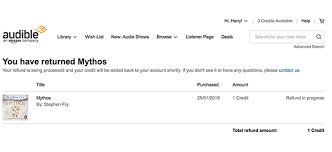 First of all, you can't return a book within the audible app. How To Return Audible Audiobooks
