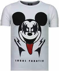 Einige von ihnen sind notwendig, während andere uns helfen, diese website und deine erfahrung zu verbessern. Local Fanatic Kiss My Mickey Strass T Shirt Herren Weiss Styleitaly De