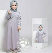 Baju kaos anak muslim hijab. Model Baju Gamis Pesta Gaun Pesta Anak Muslimah Elegan Hijabfest