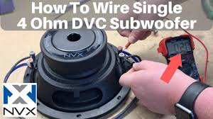 The following diagrams are the most popular wiring configurations. How To Wire Dvc 4 Ohm Subwoofer Youtube