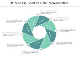 8 Piece Pie Chart For Data Representation Ppt Powerpoint