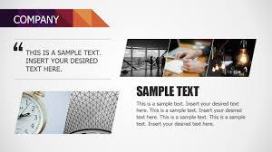 A company profile is a professional summary of the business and its activities. Company Profile Small Business Template Slidemodel