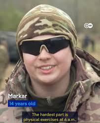 🔥🚨BREAKING : Children in Ukraine as young as 10 years old are being  militarily trained to fight with Russia.