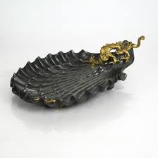 Buy giant clam shells and get the best deals at the lowest prices on ebay! Lot Art Chinese Carved Metal Clam Shell Dish A Dragon