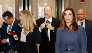 Weinstein's lawyers communicate with him daily, often many times a day, just as their predecessors did. Harvey Weinstein 67 Chuckles With Glee After Judge Bans The Press And His Trial Is Pushed Back Daily Mail Online