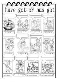 Have Got Has Got Interactive And Downloadable Worksheet Check Your Answers Online Or Sen English Grammar For Kids English Teaching Materials English Lessons