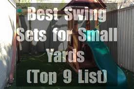 Fun outdoors for kids, friends and adults enjoy your new swing set accessory parts or replacement swings belts on the backyard play ground, a must have home diy outside wooden swingset or porch attachment with carabiners included! Best Swing Sets For Small Yards Top 9