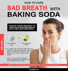 Baking Soda For Bad Breath Bad Breath Cure Bad Breath Halitosis
