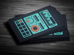 Music teachers, who give private lessons could bring more business their way, by handing out. Amazing Dj Business Cards Psd Templates Design Graphic Design Junction