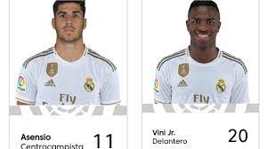 Can you name the real madrid players' kit numbers in 2018/19 season? Real Madrid Squad Numbers 2020 21 Asensio And Vinicius Change After Bale Exit As Com