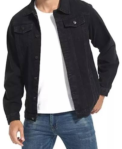Chaqueta de mezclilla para hombre