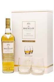 Macallan Gold Limited Edition With 2 Macallan Glasses Just Whisky Auctions