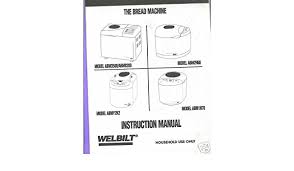 If you're like me, all you want to know is what type of yeast to use in your bread machine. Amazon Com Welbilt Bread Machine Manual Abm1h70 Bread Machine Accessories Kitchen Dining
