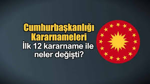 49 sayılı cumhurbaşkanlığı kararnamesi yayımlanarak yürürlüğe girmiştir. Cumhurbaskanligi Kararnamesi Cbk Nedir Neler Degisti