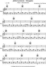 Free sheet music for piano. Amazon Com John Lennon Imagine Sheet Music Piano Instrumental Sheet Music For Piano 1 Ebook Narvaez Perez Luis Enrique Kindle Store