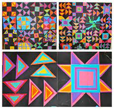 Each quilt square is 6×6 inches and when arranged together make a wonderful thematic display for your classroom. 4th And 5th Grade Freedom Quilts The Colors Of My Day
