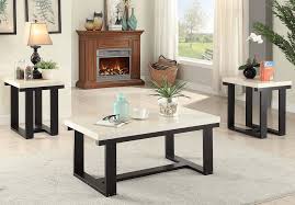 Faux Marble Top Coffee Table Set Coffee Table End Table Set Coffee Table Coffee Table Setting