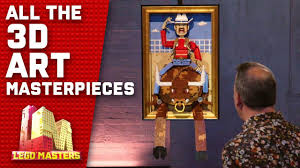 @channel9's #legomastersau is like nothing you've seen before, a fascinating world of creativity who will be crowned lego masters? Brickman Judges All The Teams Creations In The 3d Artwork Challenge Lego Masters Australia 2020 Youtube