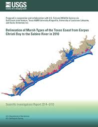 Pdf Delineation Of Marsh Types Of The Texas Coast From