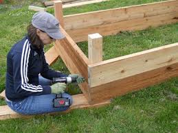 Birdies Raised Garden Beds Instructions Strubgrass Manor Backyard Planter Box Build Installation Building Planter Boxes Backyard Planters Planter Boxes