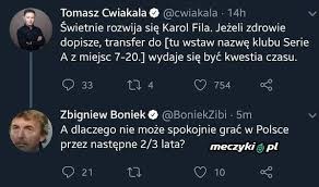Spokojnie, bono będzie grał u nas. Boniek Odpowiedzial Na Tweeta Cwiakaly Sportbuzz Meczyki Pl