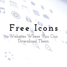 Download Free Icons Full List Of Websites Where You Can Download Them