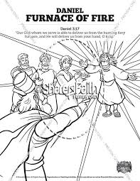 In the narrative, three hebrew men are thrown into a fiery furnace by nebuchadnezzar ii. Daniel 3 The Furnace Of Fire Sunday School Coloring Pages Sharefaith Kids