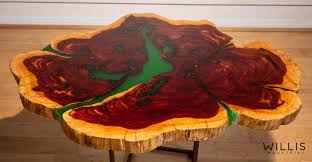 I think the video should speak for itself and give you the rough guidelines, bu… Live Edge River Table With Green Epoxy Resin By Willis Industrial