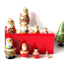 In this video you will see how i paint a matryoshka doll. Christmas Babushka Dolls 5 Nesting Pieces Hand Crafted Painted