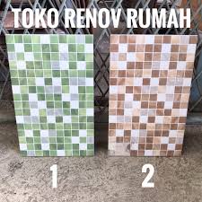 Jual Keramik Dinding 25x40 Glossy Keramik Mozaik Keramik Dinding Dapur Keramik Kamar Mandi Indonesia Shopee Indonesia