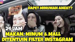 Program ini mengetengahkan restoran dan makanan yang lazat di seluruh malaysia. 24jam Makan Minum Di Kontrol Filter Instagram Dapet Jengkol Air Comberan Cari Di Mall Youtube