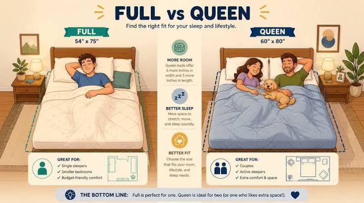 Full Size Bed vs Queen Size Bed: An Albany Buyer's Guide