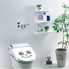 送料無料 ウォールステッカー かお トイレインテリア専門店といれたす トイレ インテリア ウォールステッカー ウォールステッカー トイレ
