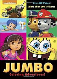 Jumbo Coloring Adventures Nickelodeon Super Jumbo Coloring Book Golden Books 9780553520873 Amazon Com Books Coloring Books Nickelodeon Adventure