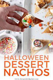 Halloween Dessert Nachos Recipe Dessert Nachos Halloween Desserts Fun Desserts