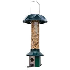 Elan Designs Metal Pest Off Squirrel Proof Mixed Seed And Sunflower Bird Feeder Green Metal Bird Feeders Squirrel Proof Bird Feeders Feeder