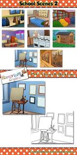 School Background Scenes Clip Art Clip Art School School Clipart