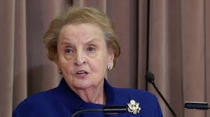 Madeleine albright, former us secretary of state, a member of hillary clinton's staff, has showed albright is also outraged with putin's daring moves to squeeze nato out of russia's zone of influence. Madeleine Albright Fast Facts Cnn Politics
