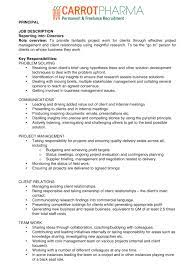 Job Description Job Description Project Management Job
